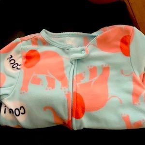 long sleeve fleece onesie